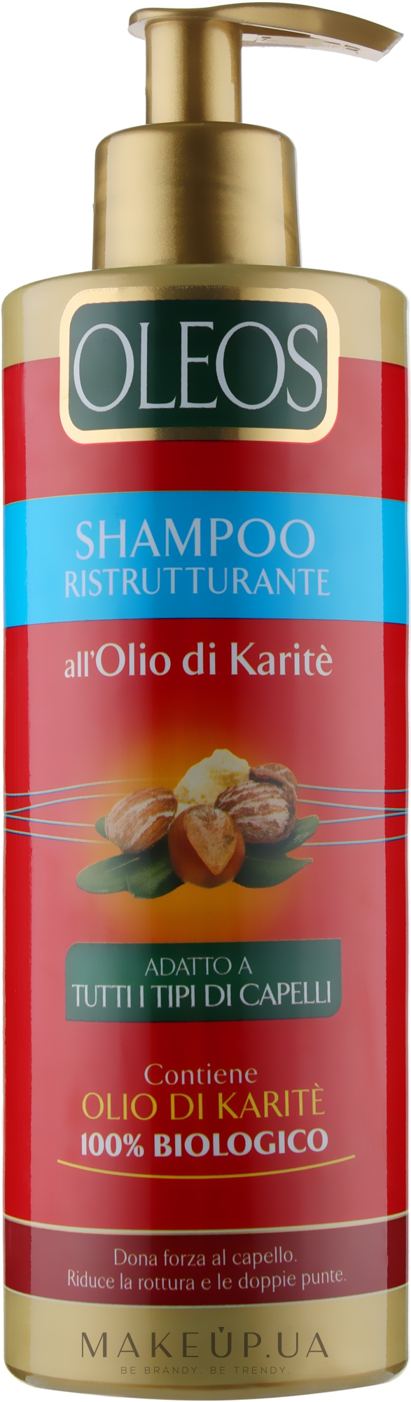 Шампунь с маслом карите - Oleos Shampoo — фото 400ml