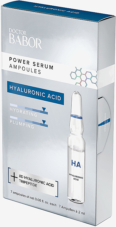 Ампулы с гиалуроновой кислотой - Doctor Babor Power Serum Ampoules Hyaluronic Acid — фото N2