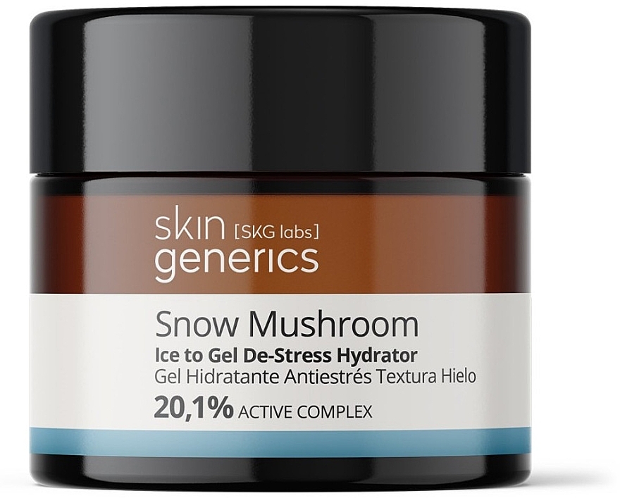 Гель для лица - Skin Generics Snow Mushroom Ice to Gel De-Stress Hydrator 20,1% Active Complex — фото N1