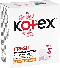 Ежедневные гигиенические прокладки, 56 шт - Kotex Fresh Normal Plus — фото N2