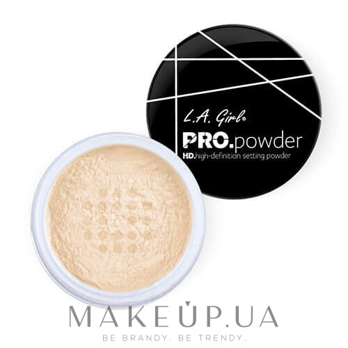 Розсипчаста пудра для обличчя - L.A. Girl HD PRO Setting Powder — фото GPP920 - Banana Yellow