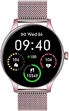 Смарт-часы, розовая сталь - Garett Smartwatch Classy — фото N2