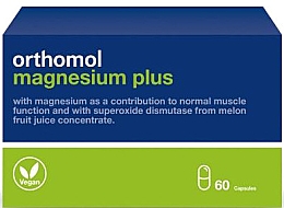 Вітаміни з екстрактом дині "Magnesium Plus" - Orthomol Immun — фото N1