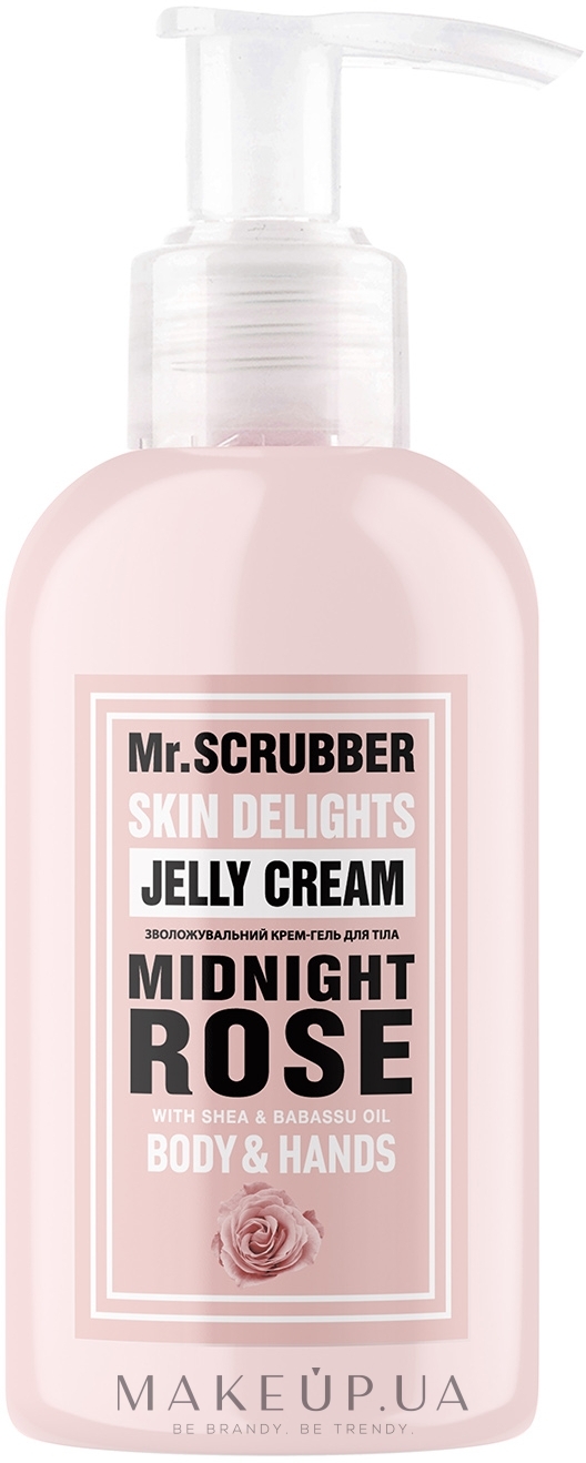 Крем-гель для тіла і рук - Mr.Scrubber Skin Delights Midnight Rose — фото 150ml