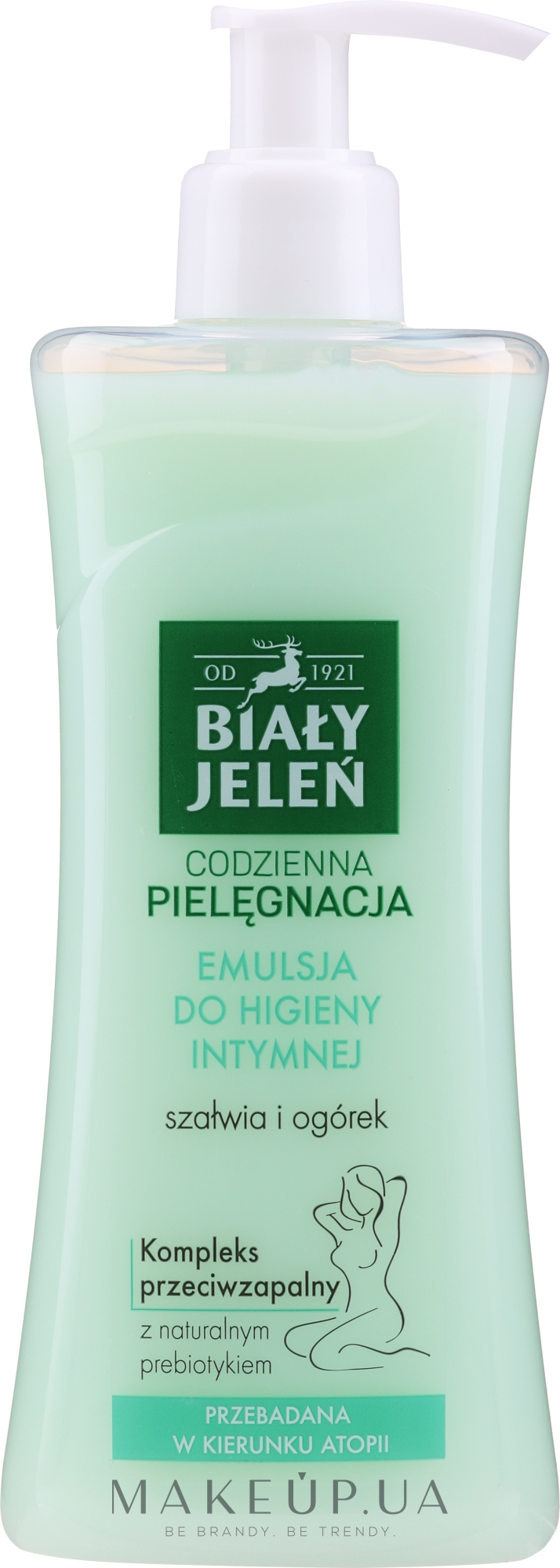 Гіпоалергенна емульсія для інтимної гігієни, з шавлією та огірком - Bialy Jelen Hypoallergenic Emulsion For Intimate Hygiene — фото 265ml