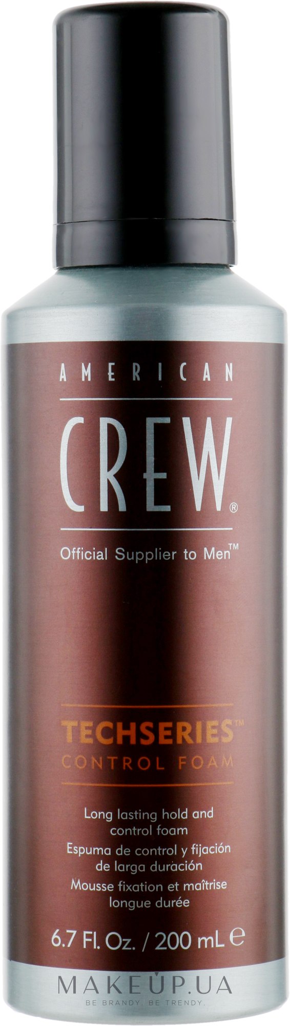 Пінка для волосся, ефект контролю - American Crew Official Supplier to Men Techseries Control Foam — фото 200ml