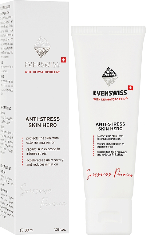 Антистрес-крем для всіх типів шкіри - Evenswiss Anti-Stress Skin Hero — фото N2