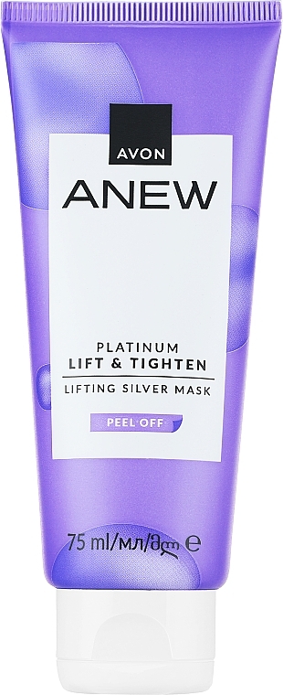 Підтягувальна маска-пілінг для обличчя - Avon Anew Lifting Silver Peel-Off Mask — фото N1