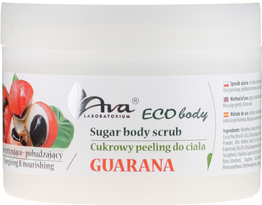 Скраб для тела "Гуарана" - Ava Laboratorium Eco Body Natural Sugar Scrub Guarana — фото N2