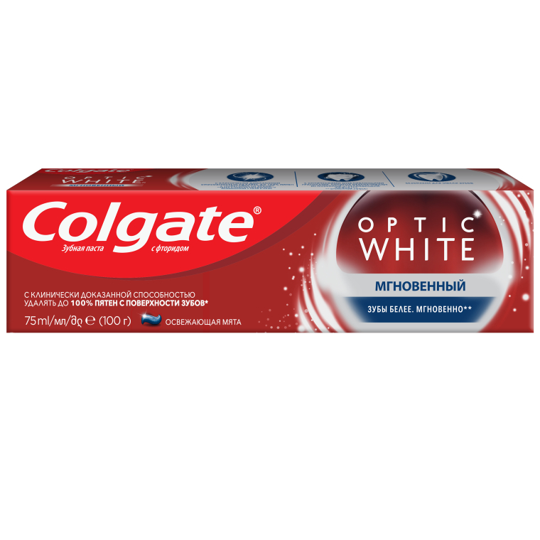 Зубна паста - Colgate Optic White Sparcling mint — фото N6