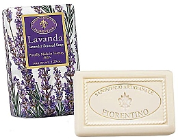 Мыло натуральное "Лаванда" - Saponificio Artigianale Fiorentino Masaccio Lavender Soap — фото N2