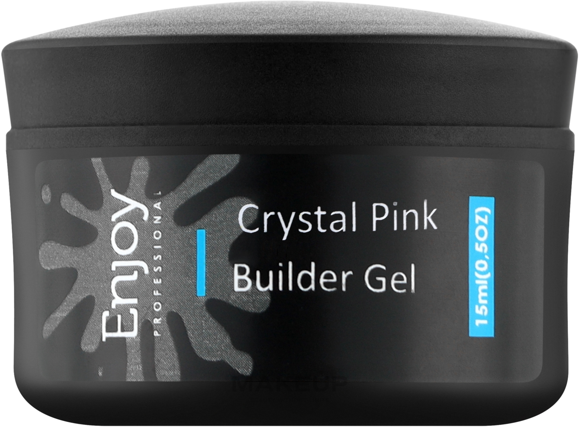 Конструювальний гель для нігтів, прозоро-рожевий - Enjoy Professional Crystal Pink Builder Gel — фото 15ml