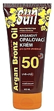 Парфумерія, косметика Сонцезахисний крем для тіла - Vivaco Sun Argan Bronz Oil Tanning Cream SPF50