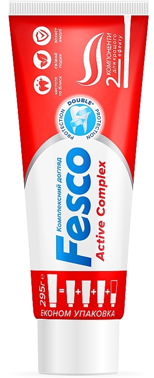 Зубна паста "Комплексний догляд" - Fesco Active Complex — фото N1