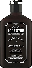 Парфумерія, косметика Шампунь для сивого волосся - Dr Jackson Gentlemen Only Potion 4.0 Silver Effect Shampoo