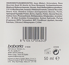 Зволожувальний крем для обличчя, з шипшиною SPF 15 - Babaria Face Cream With Rose Hip SPF15 — фото N3
