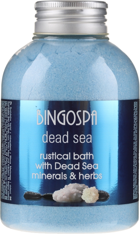 Сіль для ванни з мінералами мертвого моря і травами - BingoSpa Rustical Bath With Dead Sea Minerals And Herbs — фото N1