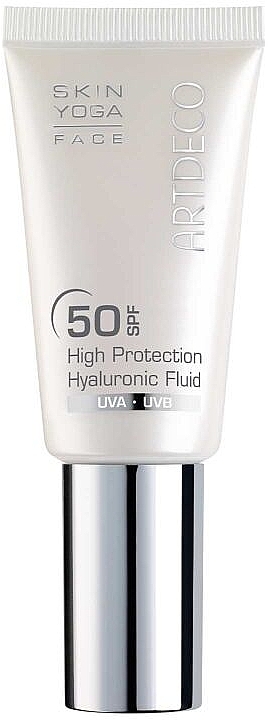 Увлажняющий флюид с гиалуроновой кислотой SPF 50 - Artdeco Skin Yoga Face High Protection Hyaluronic Fluid SPF 50 — фото N1