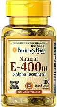Парфумерія, косметика Вітамінна добавка "Вітамін Е" - Puritan's Pride Natural E-400 IU