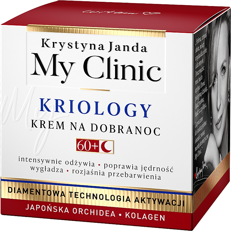 Ночной крем для лица 60+ - Janda My Clinic Kriology Night Cream 60+