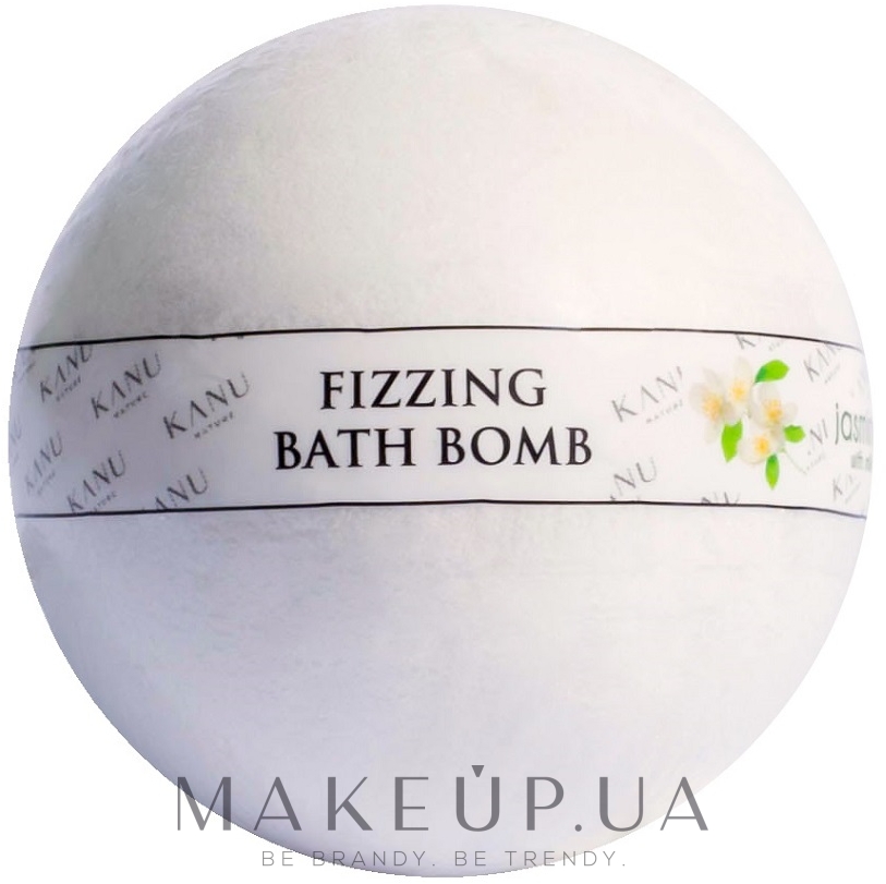 Бомбочка для ванны "Жасмин" - Kanu Nature Fizzing Bath Bomb Jasmine — фото 160g