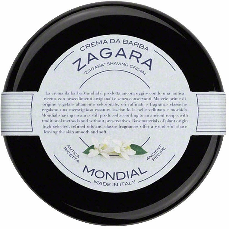 Крем для гоління - Mondial Luxury Zagara Shaving Cream — фото N1