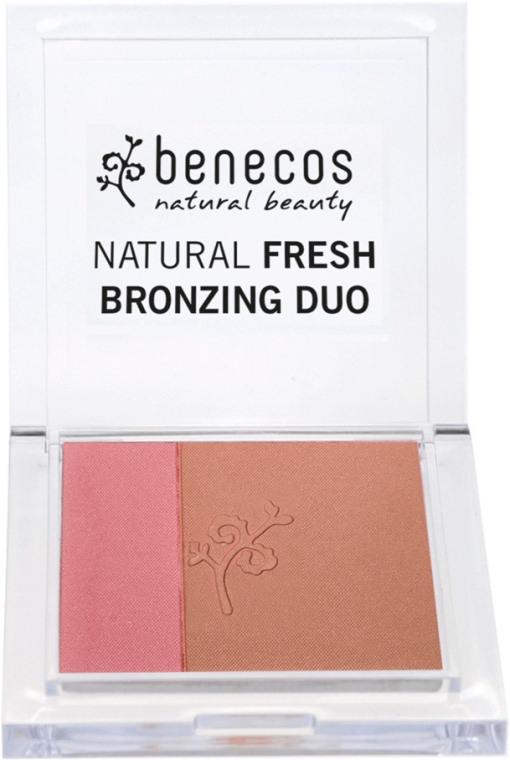 Рум'яна бронзер для обличчя - Benecos Natural Fresh Bronzing Duo — фото N1