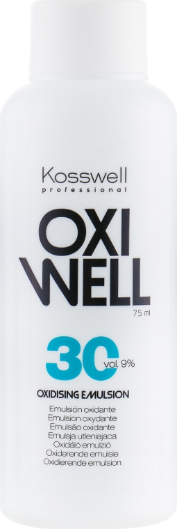 Окислительная эмульсия, 9% - Kosswell Professional Equium Oxidizing Emulsion Oxiwell 9% 30 vol
