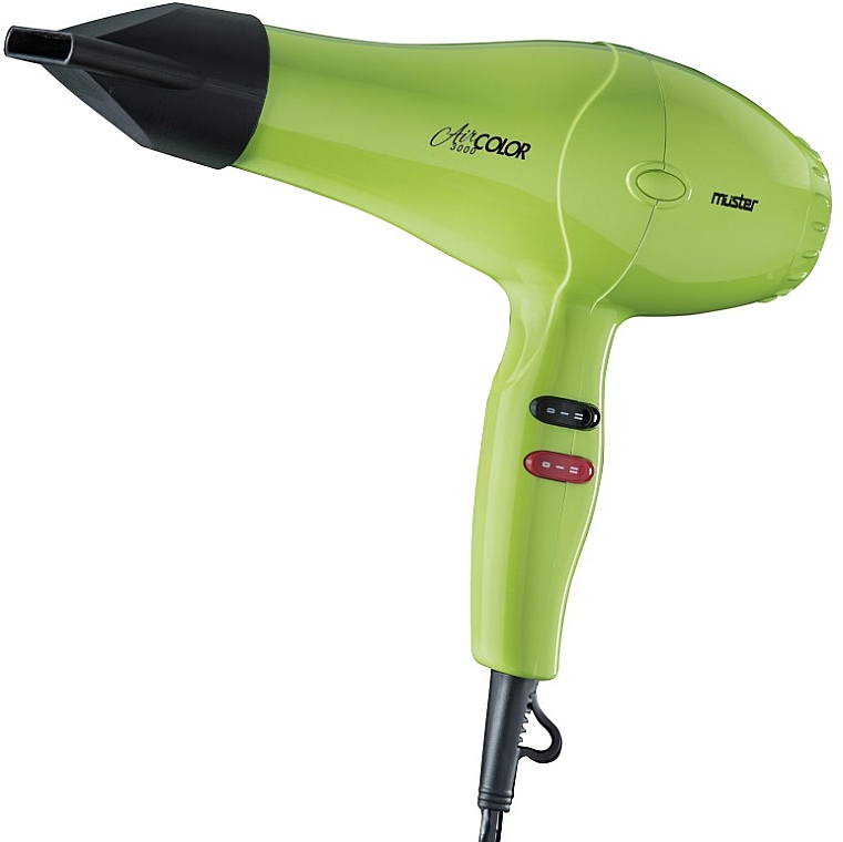 Фен для укладки волос, зеленый - Dikson Muster Air Color 3000 — фото N1