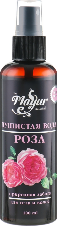 Подарочный набор для волос и кожи "Миндаль и Роза" - Mayur (oil/50ml + b/mist/100ml) — фото N7