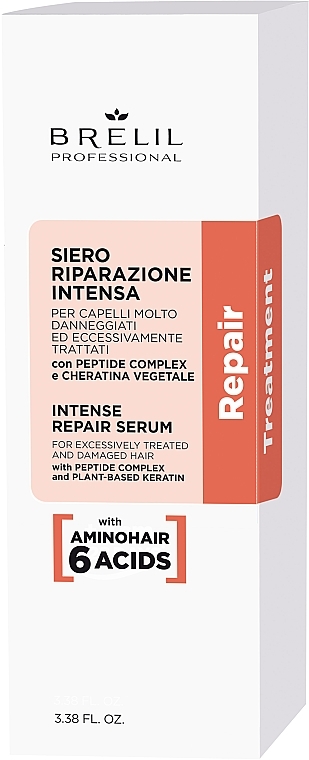 Восстанавливающая сыворотка для волос - Brelil Repair Treatment Intense Repair Serum — фото N2