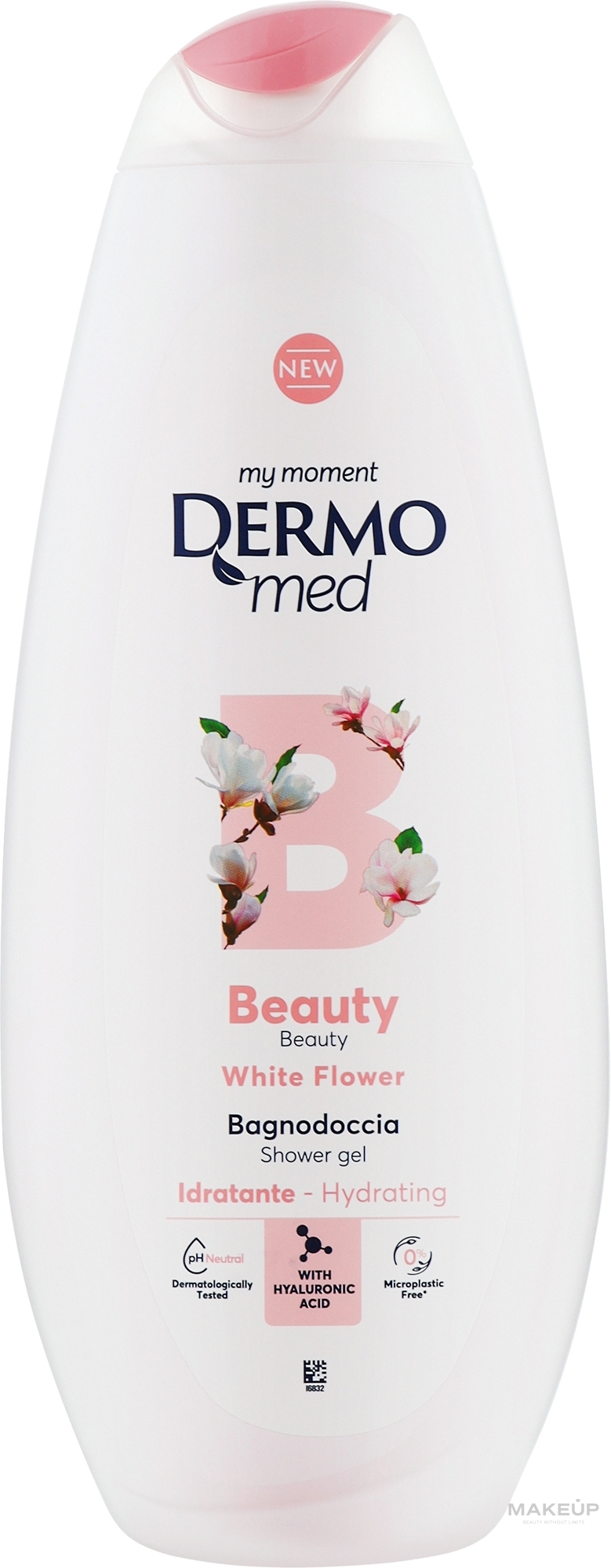 Гель для душа "Белые цветы" - Dermomed Beauty White Flower Shower Gel  — фото 750ml