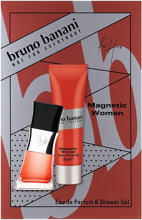 Bruno Banani Magnetic Woman - Набір (edp/30ml + sh/gel/50ml) — фото N1