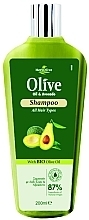 Парфумерія, косметика Шампунь для всіх типів волосся з маслом авокадо - Madis HerbOlive Oil & Avocado Shampoo