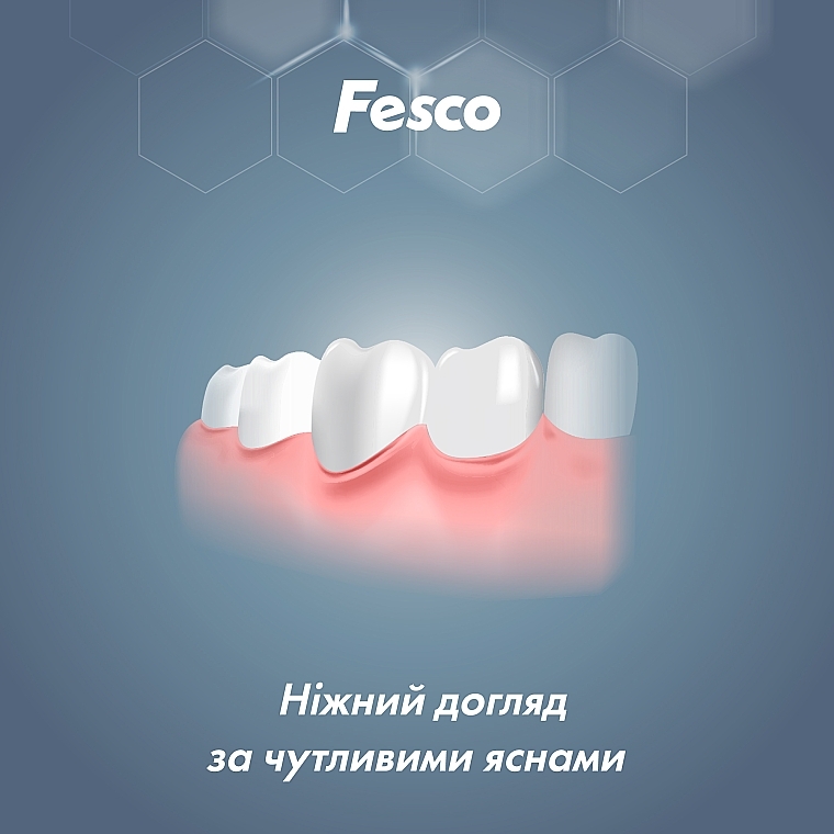 Зубна щітка середньої жорсткості, червона - Fesco Complete Medium Tothbrush — фото N6
