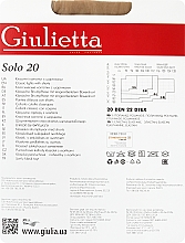 Колготки для женщин "Solo" 20 den, glace - Giulietta — фото N3