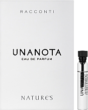 Парфумерія, косметика Nature's Racconti Unanota Eau De Parfum - Парфумована вода (пробник)