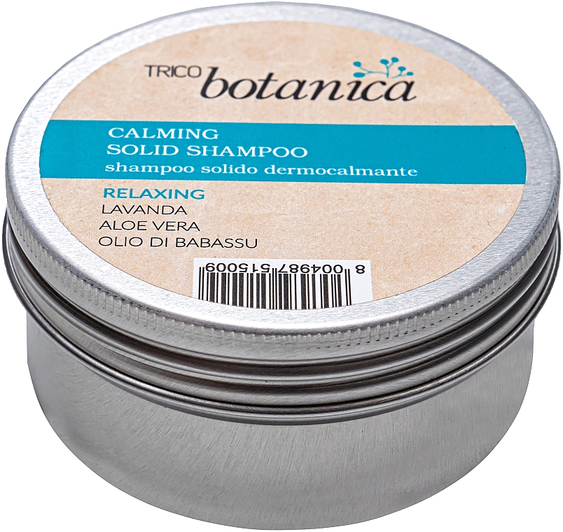 Твердый шампунь для волос "Очищение и расслабление" - Trico Botanica Calming Solid Shampoo Relaxing — фото N2