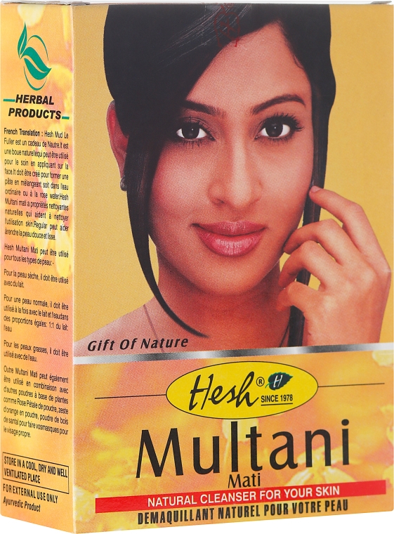 Очищувальний засіб для обличчя - Hesh Multani Mati Natural Cleancer for Skin — фото N1