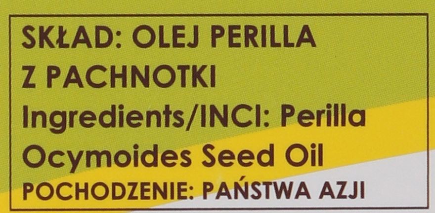 Натуральное масло периллы - Etja Natural Perilla Leaf Oil — фото N4