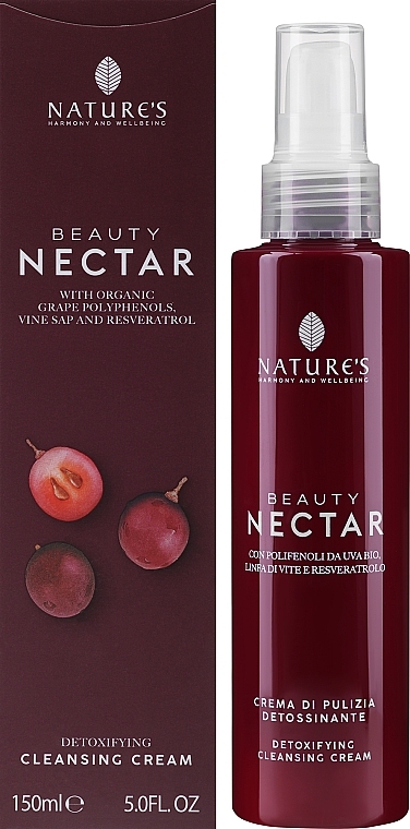Крем для лица очищающий - Nature's Beauty Nectar Detoxifying Cleansing Cream — фото N2