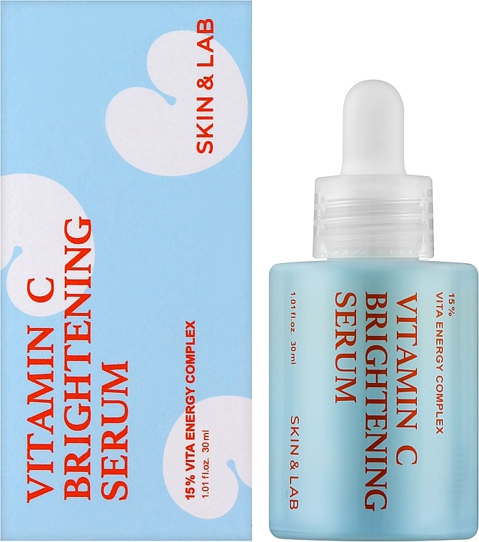 УЦЕНКА Осветляющая сыворотка с витамином C и пептидами - Skin&Lab Vitamin C Brightening Serum * — фото N2