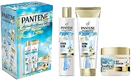 Духи, Парфюмерия, косметика Набор - Pantene Pro-V Miracles Hydra Glow Luxury Set (shm/250ml + cond/160ml + h/mask/300ml)