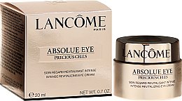 Духи, Парфюмерия, косметика Крем для кожи вокруг глаз - Lancome Absolue Eye Precious Cells Intense Revitalizing Eye Cream