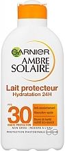 Солнцезащитное увлажняющее молочко для тела - Garnier Ambre Solaire Hydration Protective Milk 24H SPF30 — фото N1