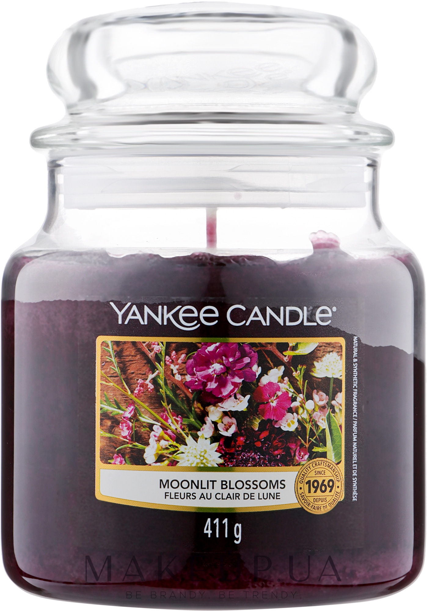 Ароматическая свеча в банке - Yankee Candle Moonlit Blossoms — фото 411g