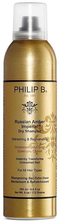Імператорський сухий шампунь "Російський бурштин" - Philip B Russian Amber Dry Shampoo — фото N1