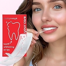 Отбеливающие полоски на 14 процедур со вкусом клубники - Aimed Teeth Whitening Strips — фото N4