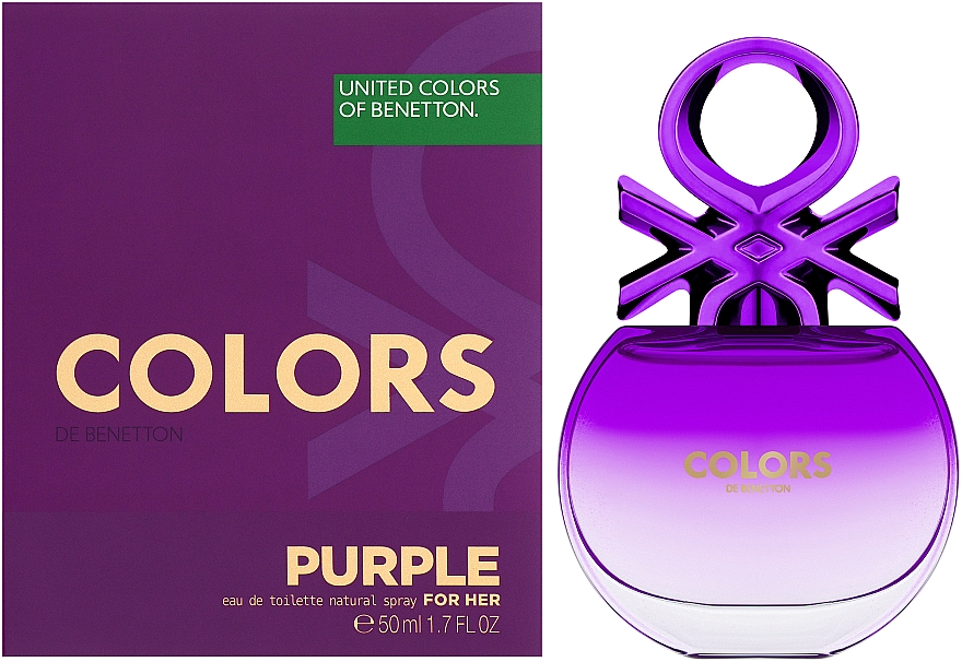 Benetton Colors Purple - Туалетна вода — фото N2