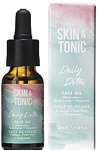 Духи, Парфюмерия, косметика Масло для лица с эффектом регулирования кожного сала - Skin&Tonic Daily Detox Face Oil 